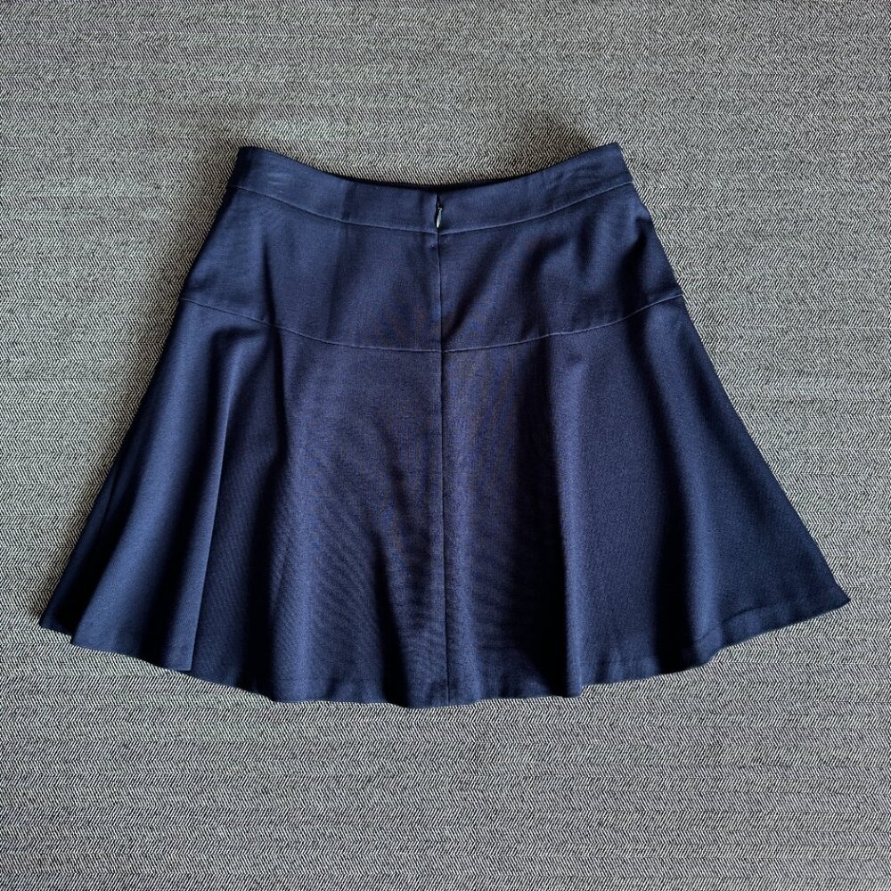 Navy Mini Skirt NWT Petite 4 - Picture 3 of 12
